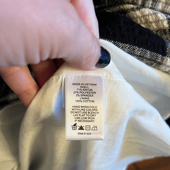 NWT 1.STATE Smock Detail Plaid Long Sleeve Minidress M - Picture 8 of 10